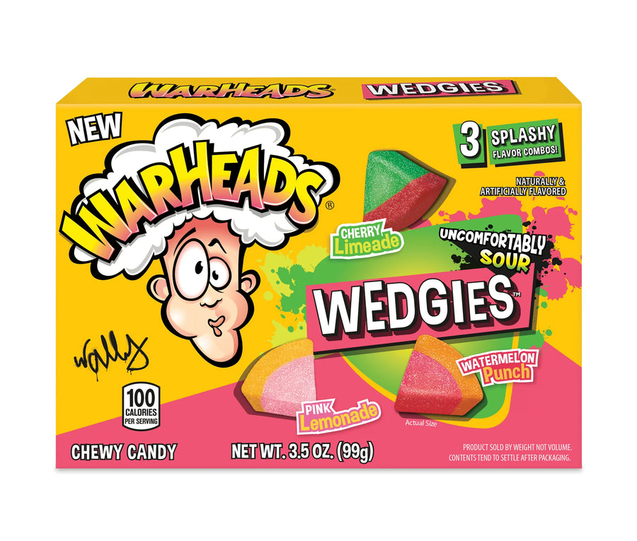 Warheads Wedgies Theatre Box 99 g Exotic Snacks Snaxies Montreal Quebec Canada