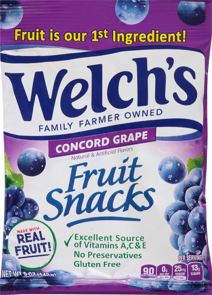 Welch's Concord Grape 142g Montreal Quebec Canada Snaxies
