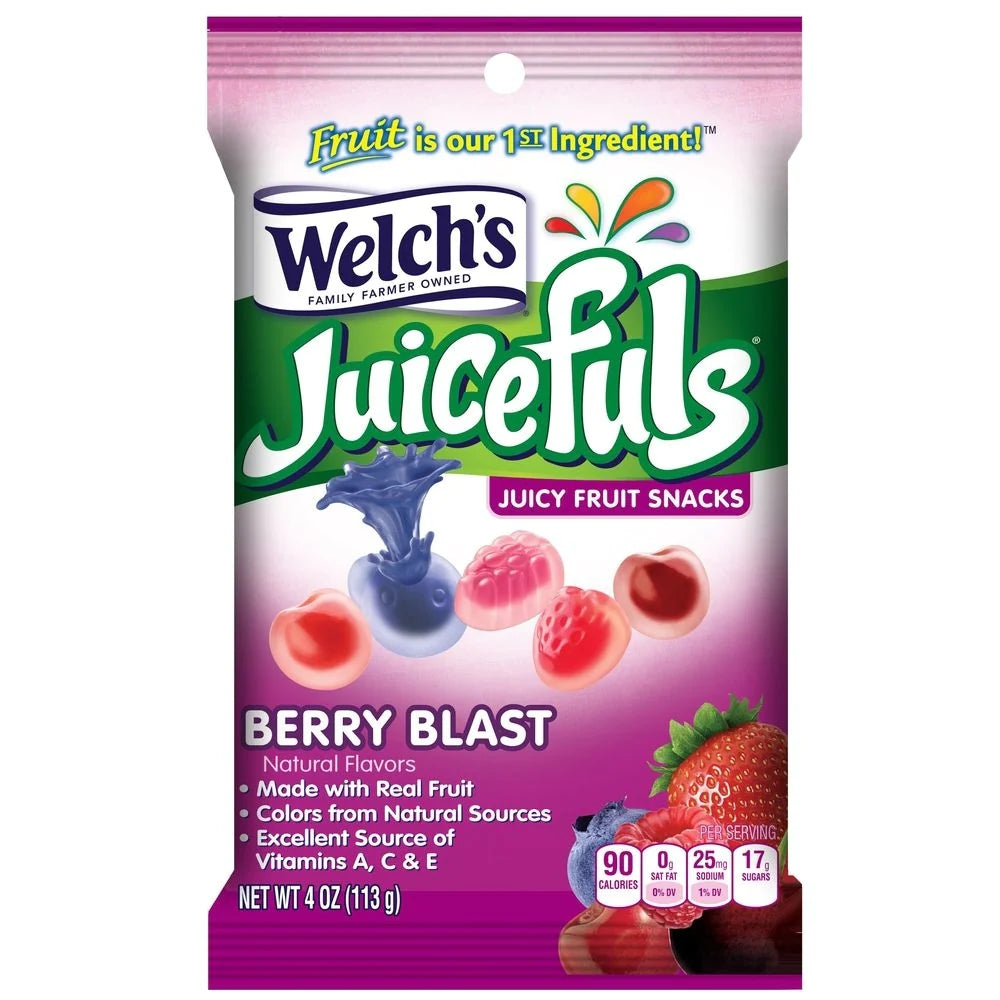 Welch's Juiceful Berry Blast 113g Montreal Quebec Canada Snaxies