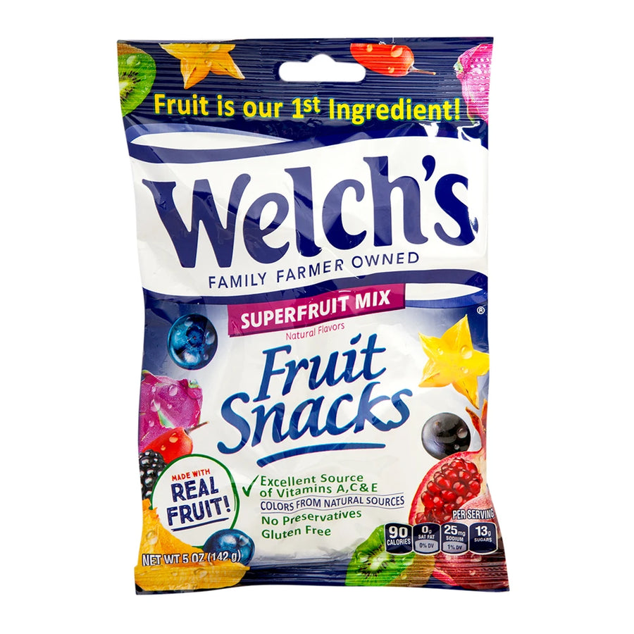 Welch's Superfruit Mix 142g Montreal Quebec Canada Snaxies