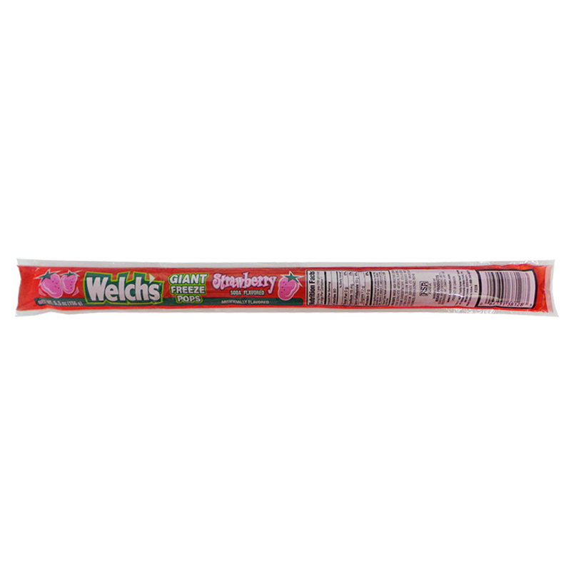 Welch's Giant Freeze Pops Strawberry 157g Montreal Quebec Canada Snaxies