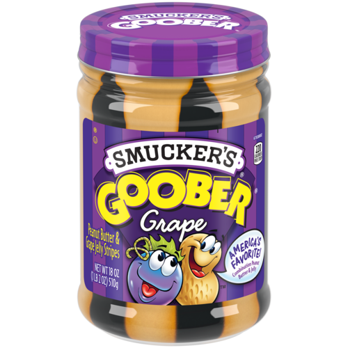 Smucker's Goober Grape PB&J Stripes 510 g Snaxies Exotic Snacks Montreal Quebec Canada