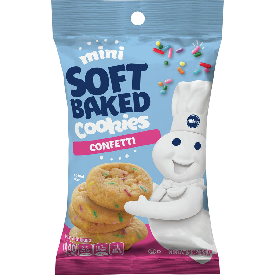 Pillsbury Soft Baked Mini Confetti Cookies 85 g Snaxies Exotic Snacks Montreal Quebec Canada