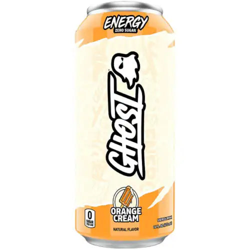 Ghost Energy Zero Sugar Orange Cream 473 ml Snaxies Exotic Energy Drink Montreal Quebec Canada