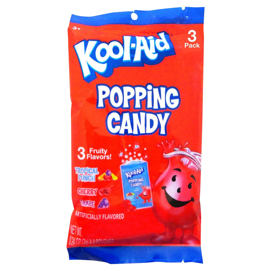 Kool-Aid 3-Flavour Popping Candy 21 g Snaxies Exotic Candy Montreal