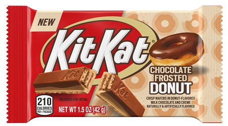 Kit Kat Chocolate Frosted Donut Candy Bar 42 g Exotic Candy Snaxies Montreal Quebec Canada