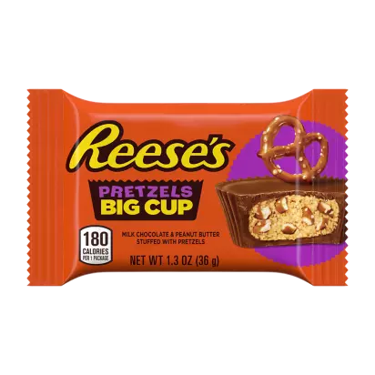 Reese's Big Cup With Pretzels 36 g Snaxies Exotic Snacks Montreal Quebec Canada