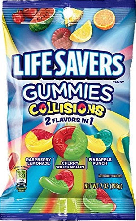 Lifesavers Collisions Gummies 198 g Snaxies Exotic Snacks Montreal Quebec Canada