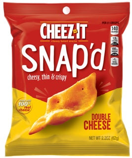 Cheez-It Snap'd Double Cheese Crackers 62 g Imported Exotic Snack Montreal Quebec Canada Snaxies