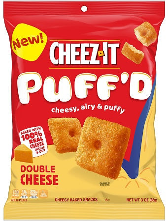 Cheez-It Puff'd Double Cheese 85 g Imported Exotic Snack Montreal Quebec Canada Snaxies