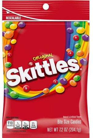 Skittles Original 204.1 g Exotic Snacks Snaxies Montreal Quebec Canada