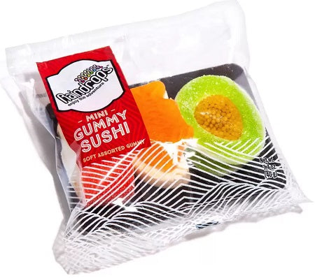 Raindrops Mini Gummy Sushi 40 g Snaxies Exotic Snacks Montreal Quebec Canada