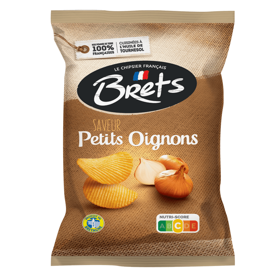 Brets Chips Small Onions Flavour 125 g Snaxies Exotic Chips Montreal Canada