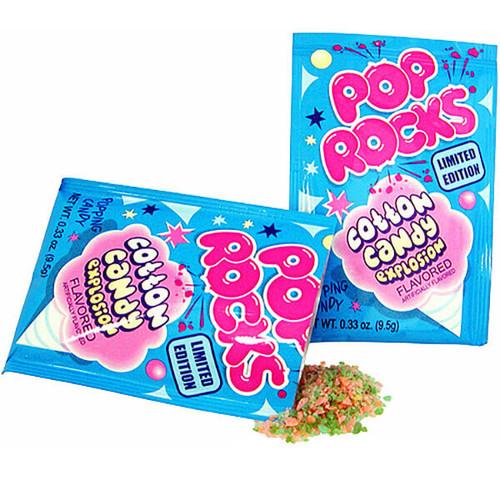 Pop Rocks Cotton Candy Explosion 9.5 g Snaxies Exotic Candy Montreal Canada