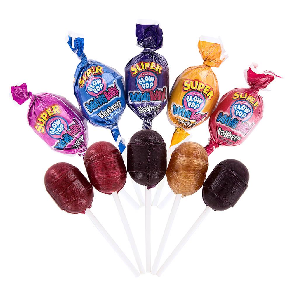 Blow Pops Bursting Berry Lollipops 18.4 g Snaxies Exotic Candy Montreal Canada
