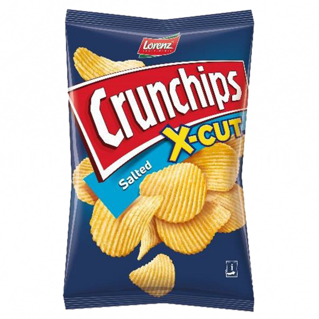 Lorenz Crunchips X-Cut Salted 140 g Snaxies Exotic Chips Montreal Canada