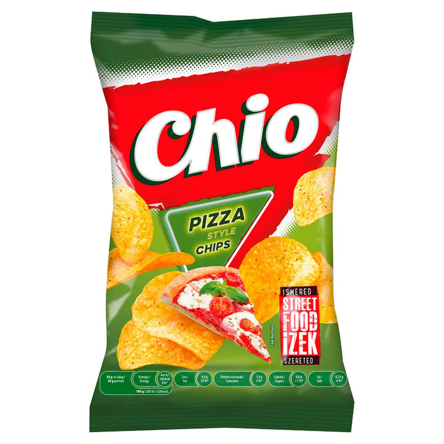 Chio Street Food Pizza Style Chips 60 g Snaxies Exotic Chips Montreal Canada