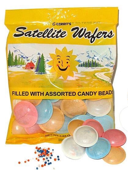 Satellite Wafers 35 g Snaxies Exotic Candy Montreal Canada