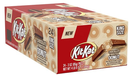 *Best Before 2024.12.31* Kit Kat Chocolate Frosted Donut King Size Candy Bar 85 g