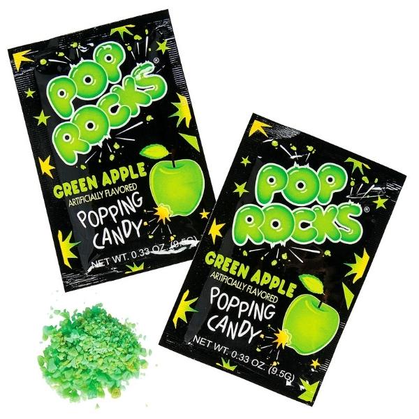 Pop Rocks Green Apple 9.5 g Snaxies Exotic Candy Montreal Canada