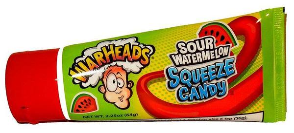 Warheads Sour Watermelon Squeeze Candy 64 g Snaxies Exotic Candy Montreal Canada