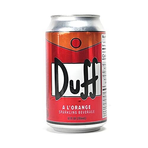 Duff A L'Orange Sparkling Beverage 355 ml Snaxies Exotic Drinks Montreal Canada