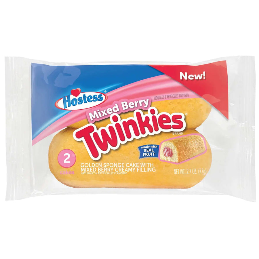 Hostess Mixed Berry Twinkies 77 g Snaxies Exotic Pastry Montreal Canada