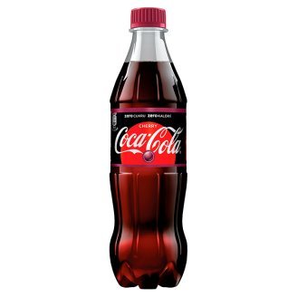 Coca-Cola Zero Sugar Cherry Bottle 500 ml - Snaxies Montreal