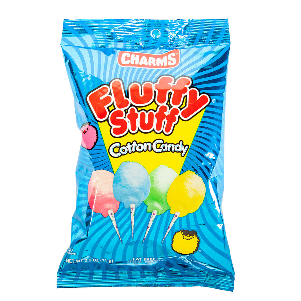 Charms Fluffy Stuff Cotton Candy 2x 71g Bag