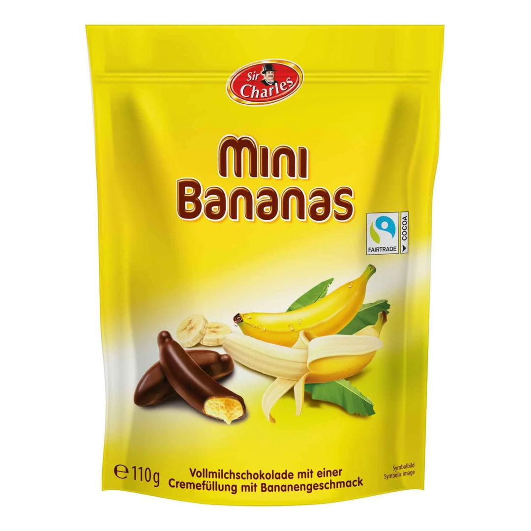 Sir Charles Mini Bananas 110 g Snaxies Exotic Chocolate Montreal
