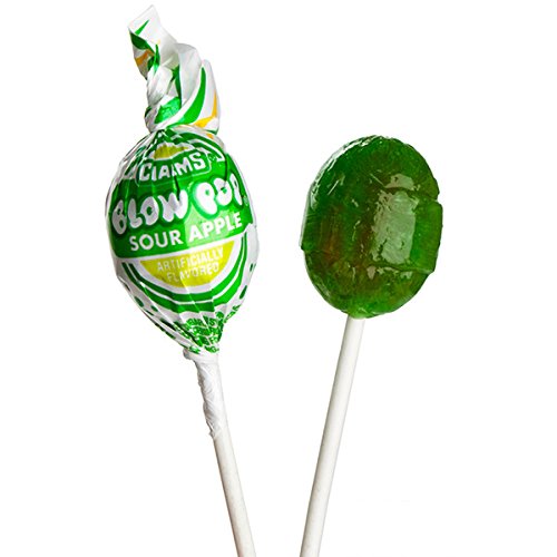Charms Sour Apple Blow Pop 18.4 g Snaxies Exotic Candy Montreal Canada