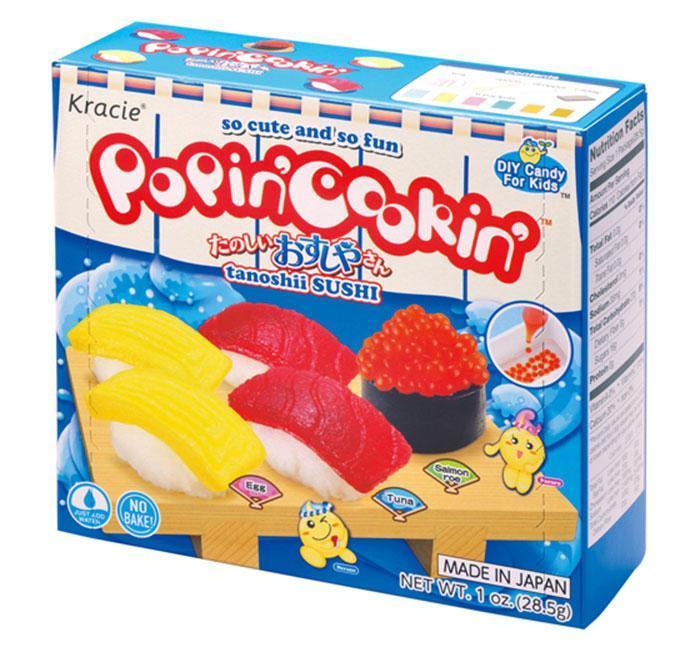 Kracie Popin Cookin Sushi Kit 28.5 g Snaxies Exotic Candy Montreal Canada