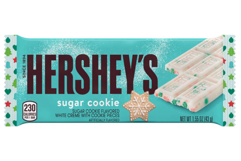 Hershey's Sugar Cookie Chocolate Bar 43 g Snaxies Exotic Chocolate Montreal Canada