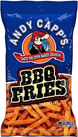 Andy Capp's BBQ Fries 85 g Snaxies Exotic Chips Montreal Canada