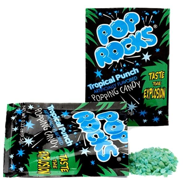 Pop Rocks Tropical Punch 9.5 g Snaxies Exotic Candy Montreal Canada