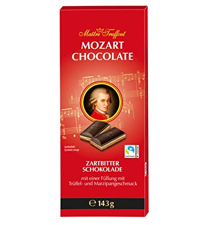 Mozart Chocolate 143 g Snaxies Exotic Chocolate Montreal Canada