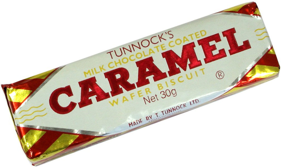 Tunnock's Caramel Wafer 120 g Snaxies Exotic Snacks Montreal Quebec Canada