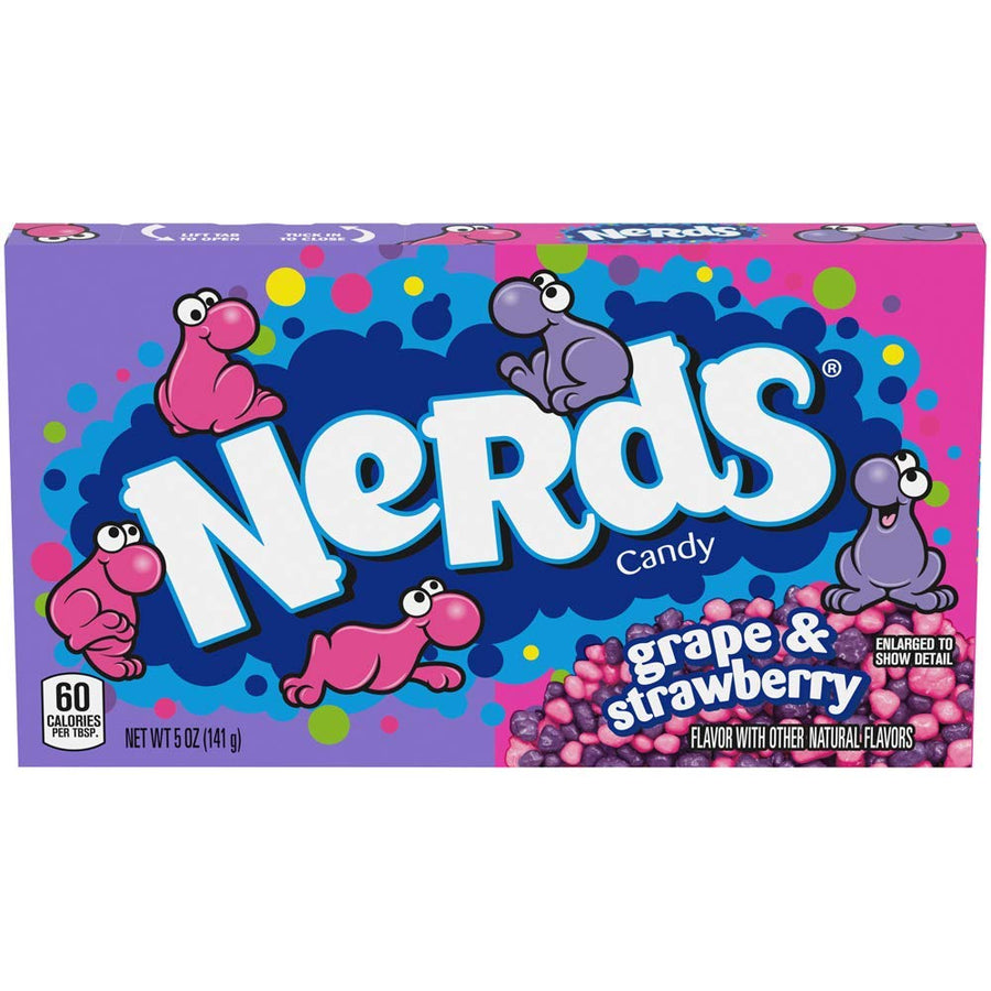 Nerds Grape & Strawberry Theatre Box 141 g Snaxies Exotic Candy Montreal Canada