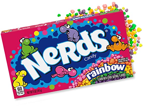 Nerds Rainbow Theatre Box 141 g Snaxies Exotic Candy Montreal Canada