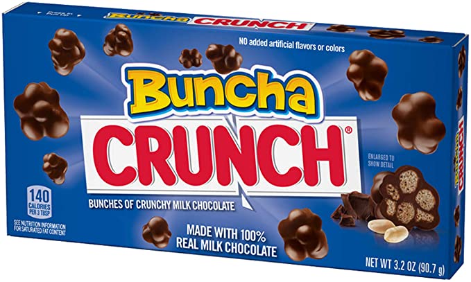 Nestle Buncha Crunch Theatre Box 90.7 g Snaxies Exotic Chocolate Montreal Canada