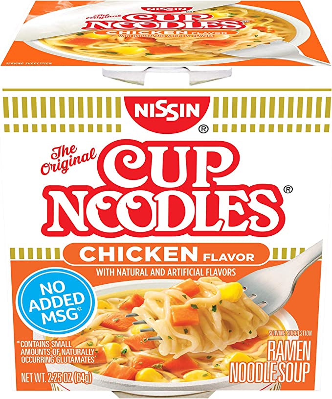 Nissin Chicken Flavour Cup Noodles 64 g Snaxies Montreal