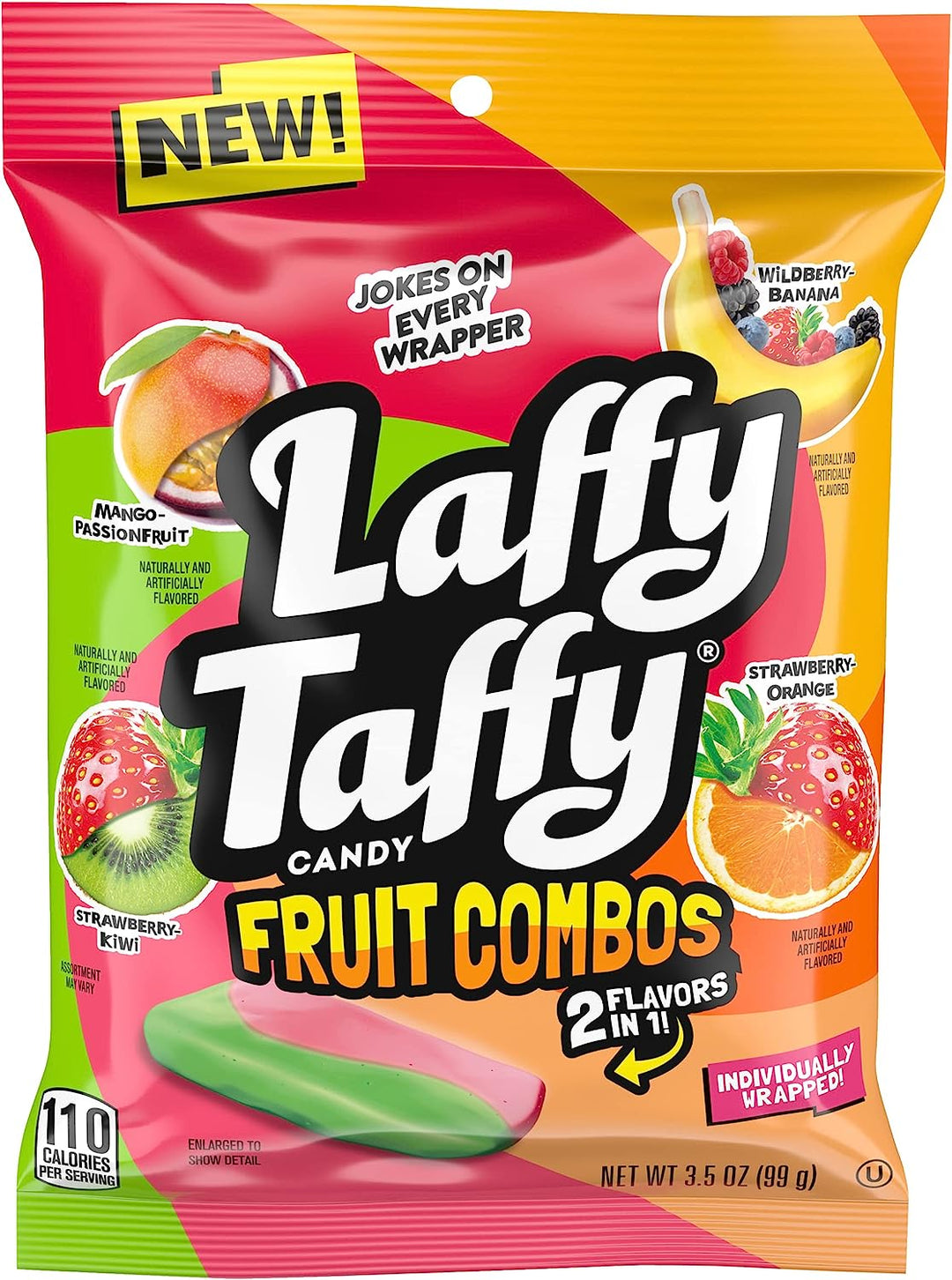 Laffy Taffy Fruit Combos 99 g Snaxies Exotic Snacks Montreal Quebec Canada