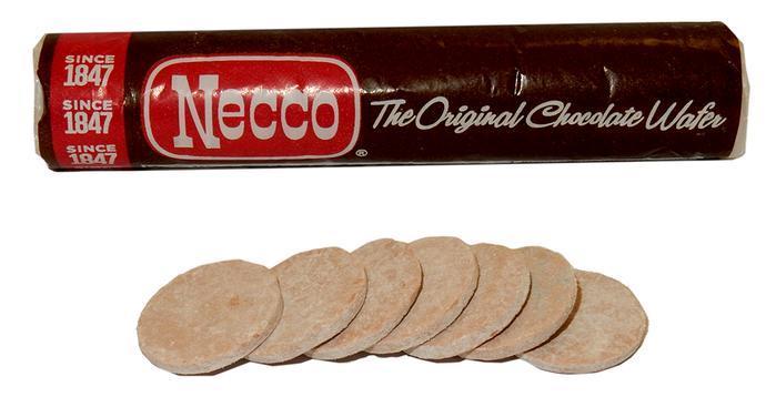 Necco Chocolate Candy Wafer 57 g Snaxies Exotic Candy Montreal Canada
