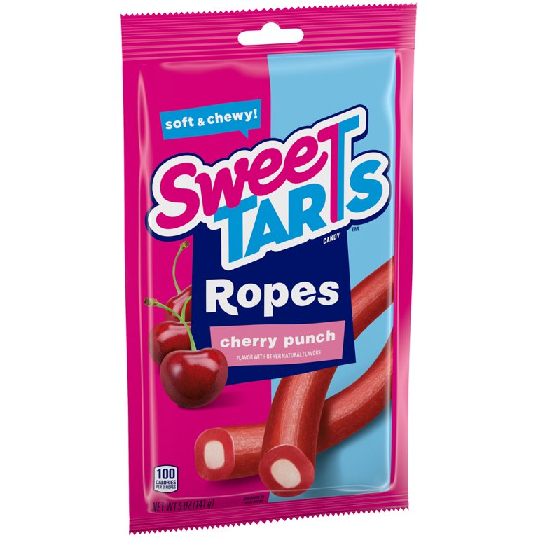 SweeTARTS Ropes Cherry Punch 141 g Snaxies Exotic Candy Montreal Canada