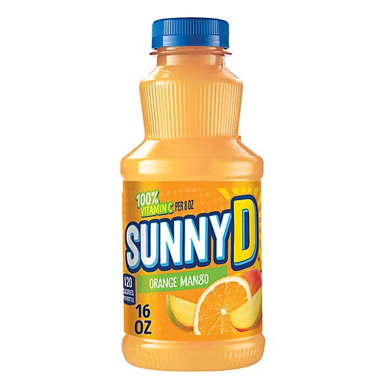 Sunny D Orange Mango 473 ml Snaxies Exotic Juice Montreal