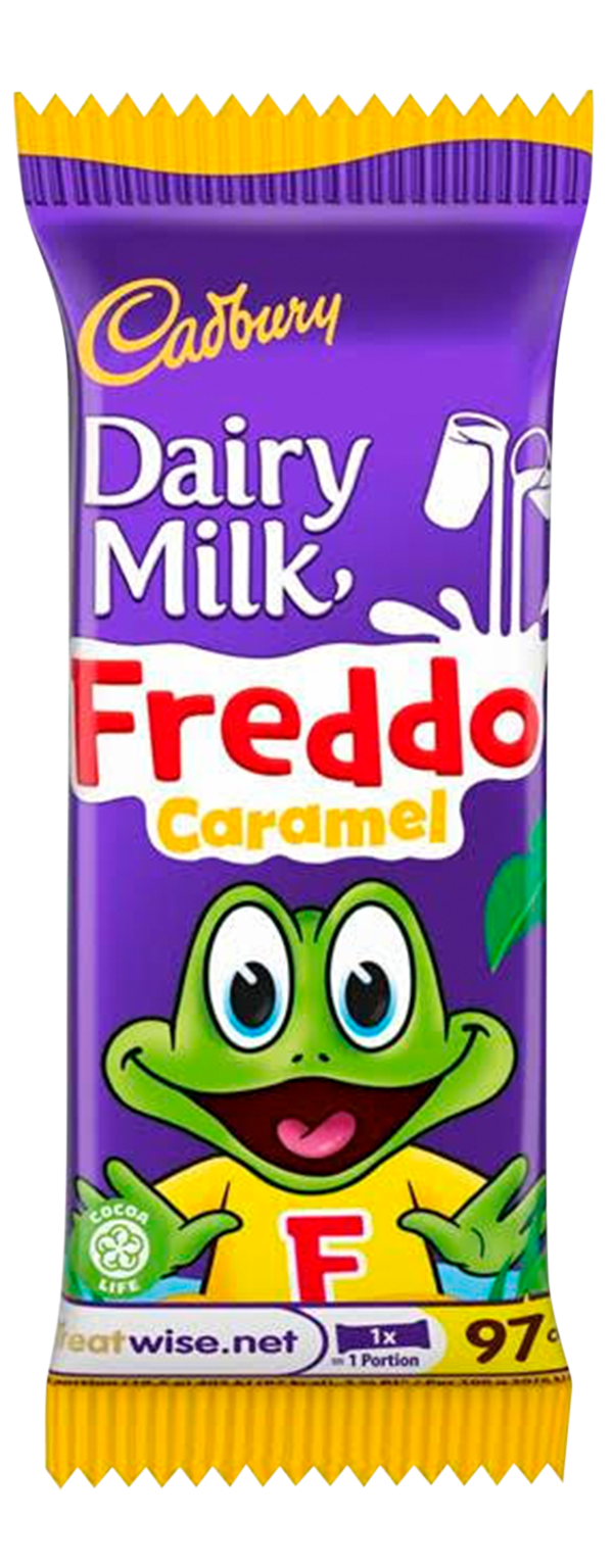 Cadbury Freddo Caramel 19.5 g Snaxies Exotic Chocolate Montreal Canada