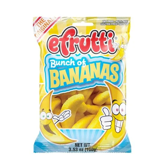 eFrutti Bunch Of Bananas 100 g Snaxies Exotic Candy Montreal