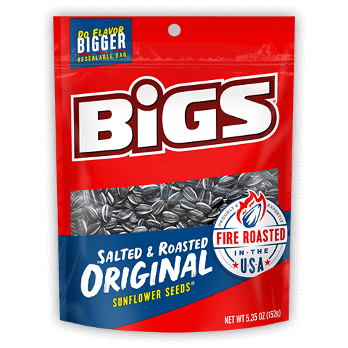 Bigs Original Salted & Roasted Sunflower Seeds 152 g Imported Exotic Snack Montreal Quebec Canada