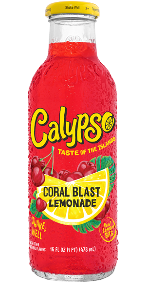 Calypso Coral Blast Lemonade 473 ml Snaxies Exotic Juice Montreal