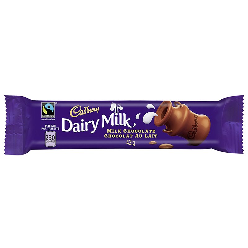 Cadbury Dairy Milk Chocolate Bar 42 g - Snaxies